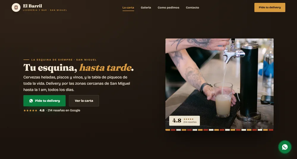 Sitio web de El Barril