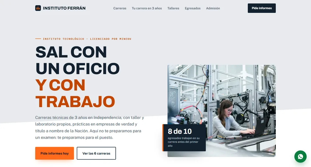 Sitio web de Instituto Ferrán